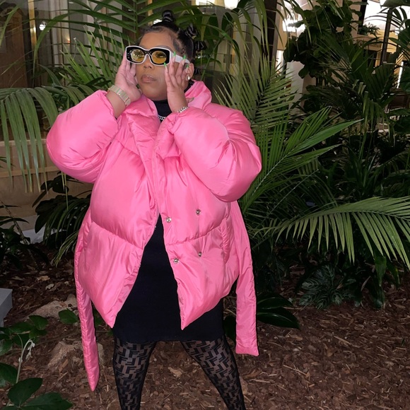 ASOS Jackets & Blazers - PINK PUFFER COAT FROM ASOS